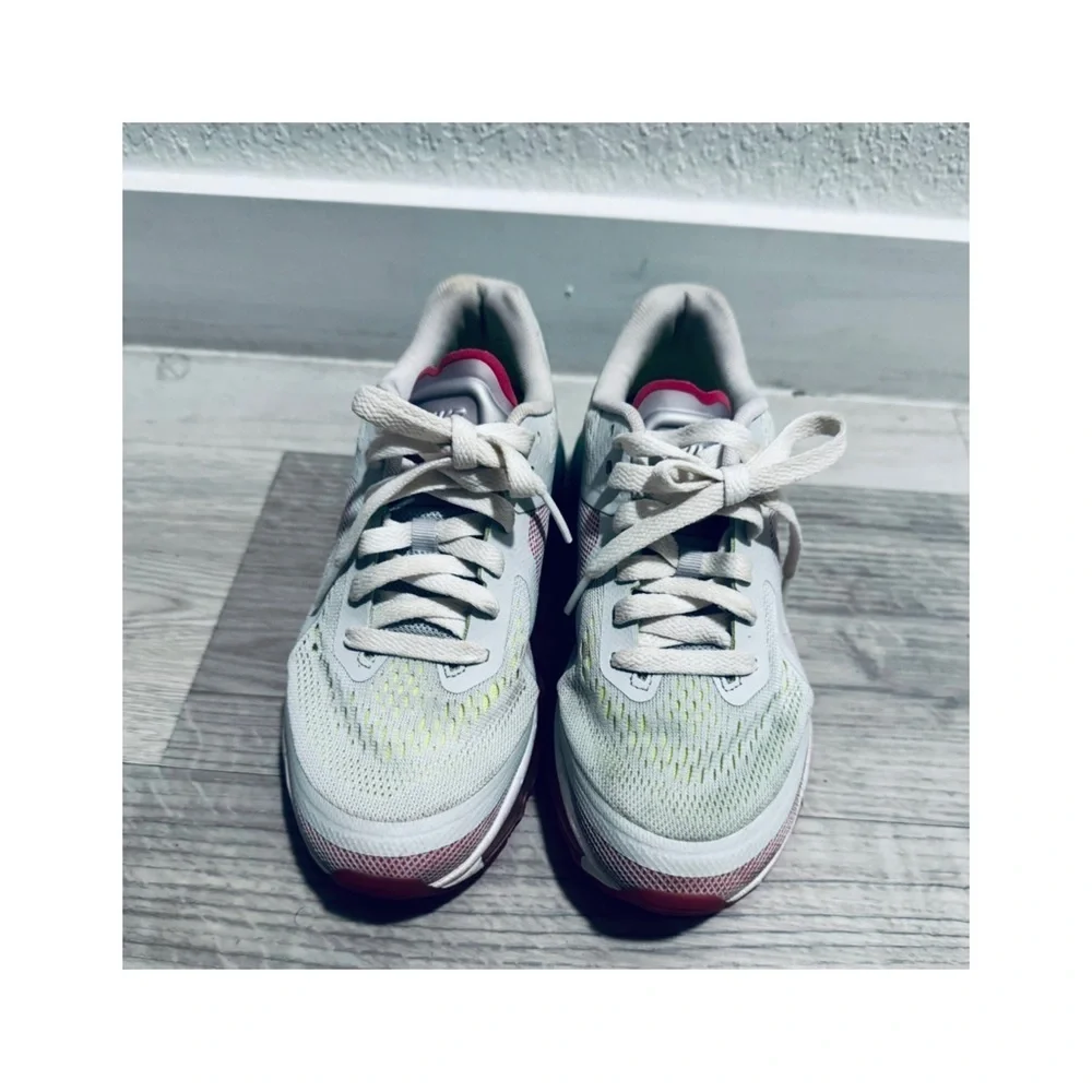 Nike Pink and White Sneakers